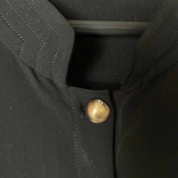 Authentic Vintage Fendi Black Babydoll Dress - Picture 9 of 10